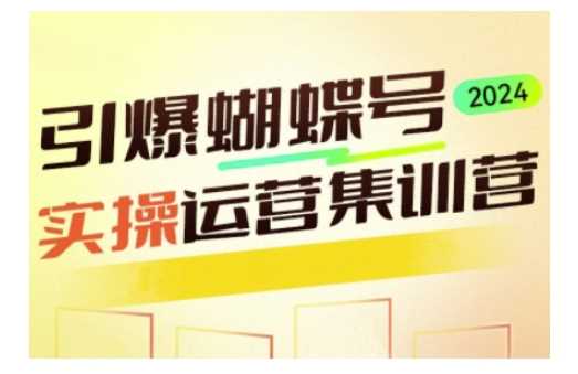 引爆蝴蝶号实操运营，助力你深度掌握蝴蝶号运营，实现高效实操，开启流量变现之路178轻创-专注分享网络创业落地实操课程 – 全网首发_高质量项目输出178轻创